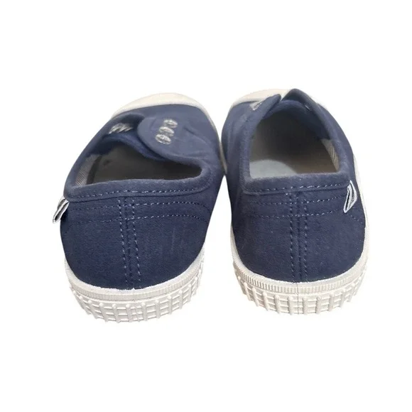 Copper‎ Key Kids Size 10 Navy Blue Canvas Slip On Sneakers - Picture 4 of 6